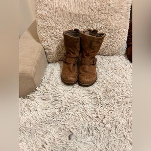 Fur lined weather proof booties by Ecco